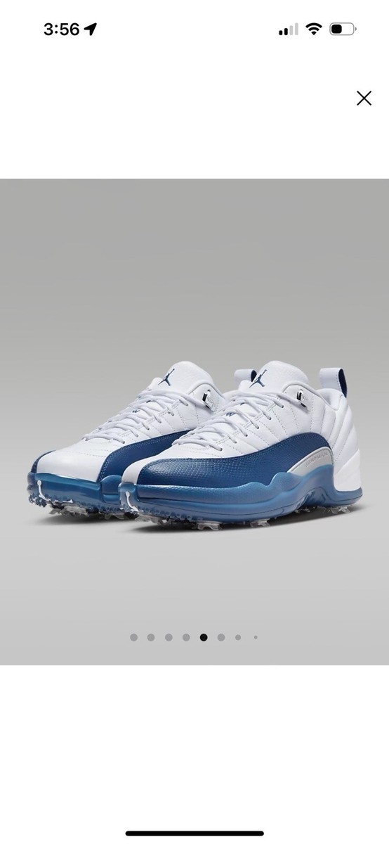 NIKE‎ golf Shoes Mens Size 7.5  12 Low  French Blue White DH4120-101  Air Jordan Nike Air Jordan 12 Low French Blue White Men main image 3