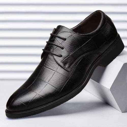 Scarpe da lavoro uomo stringate traspiranti scarpe casual coreane stile britannico basse - Foto 7 di 17