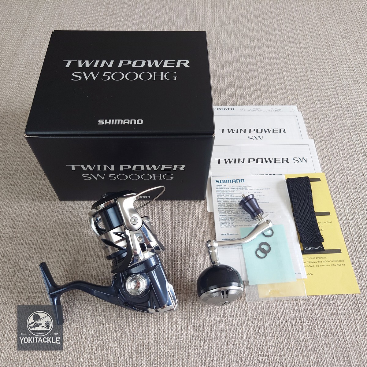 Shimano 21 TWIN POWER SW 5000HG Spinning Reel-Watch Product Video