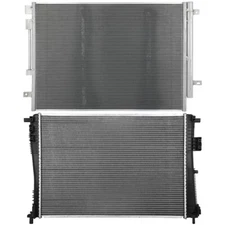 Radiator & AC Condenser Cooling Kit For 2017-2022 Chrysler Pacifica 3.6L 3604CC