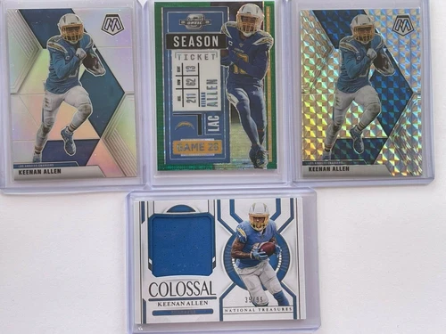 KEENAN ALLEN 2020 National Treasures Colossal/99 Optic/27 Mosaic Prizm