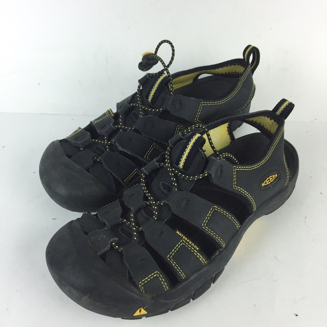 KEEN Womens Black Hiking WATER SANDALS Shoes Bungee Cord Laces Size 6