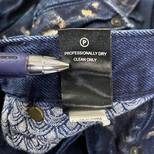 PRPS Demon Fit Moto Jeans Used-Look Reißverschlüsse dunkle Waschung Denim Herren Größe 32 gebraucht, in einwandfreiem Zustand - Bild 12 von 13