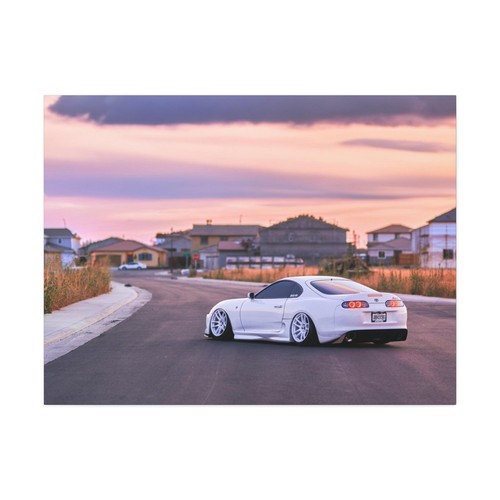 Toyota Supra Mk4 High Resolution Museum Quality Horizontal Canvas Print #008 - Picture 3 of 10