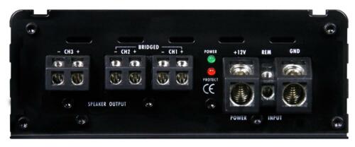 Crunch GTO3750 3-CHANNEL CLASS D MICRO AMPLIFIER kompakter 3 Kanal Verstärker - Bild 4 von 9