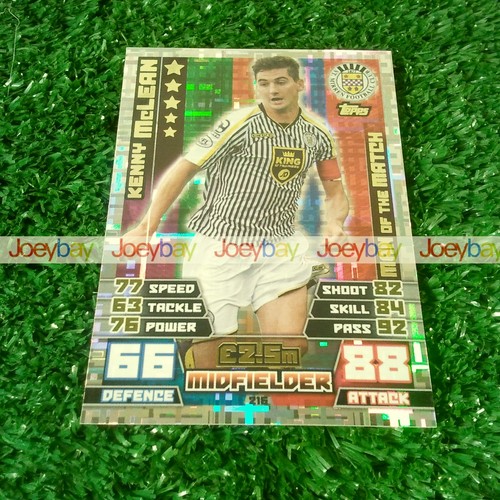 14/15 SPFL HUNDRED CLUB LTD EDITION MAN OF THE MATCH ATTAX CARD 2014 2015 SPL - Picture 21 of 35