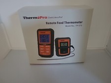 Therm Pro Remote Food BBQ Meat Thermometer - Model TP-07S New W/Manuel
