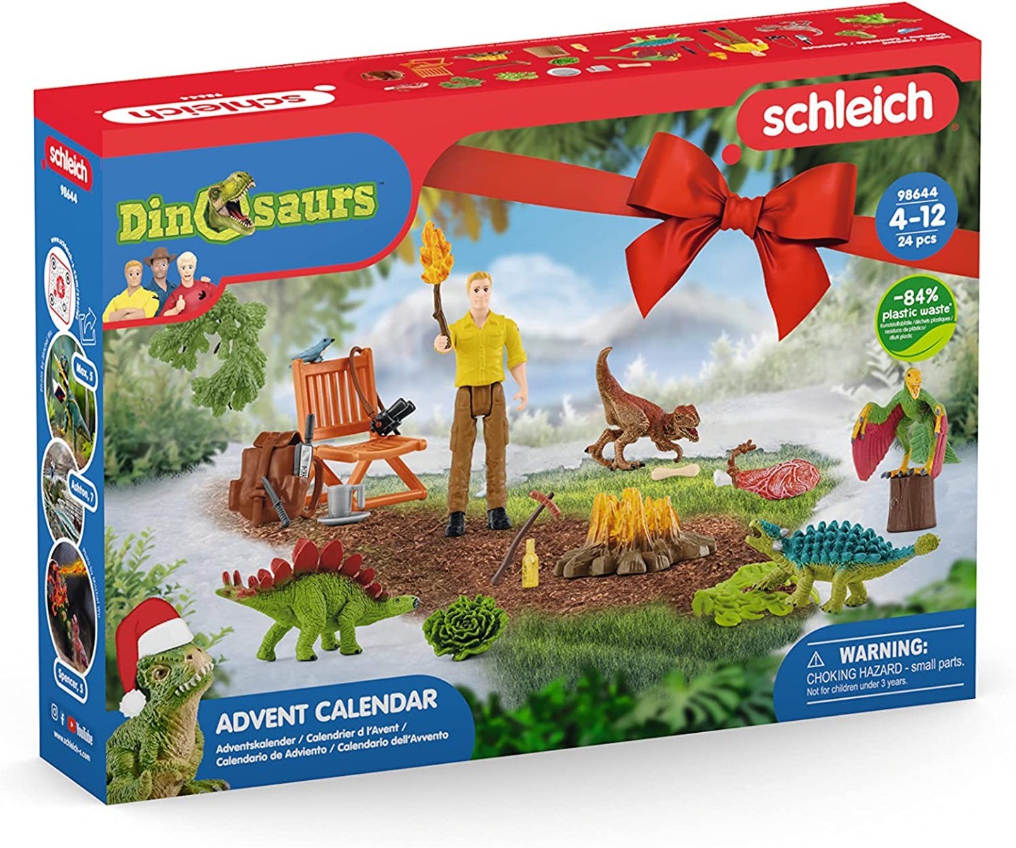 SCHLEICH| Advent calendar Dinosaur | | SHL98644