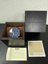 Michael Kors Gage Series Chronograph Watch Mk-8443 NEEDS BATTERY