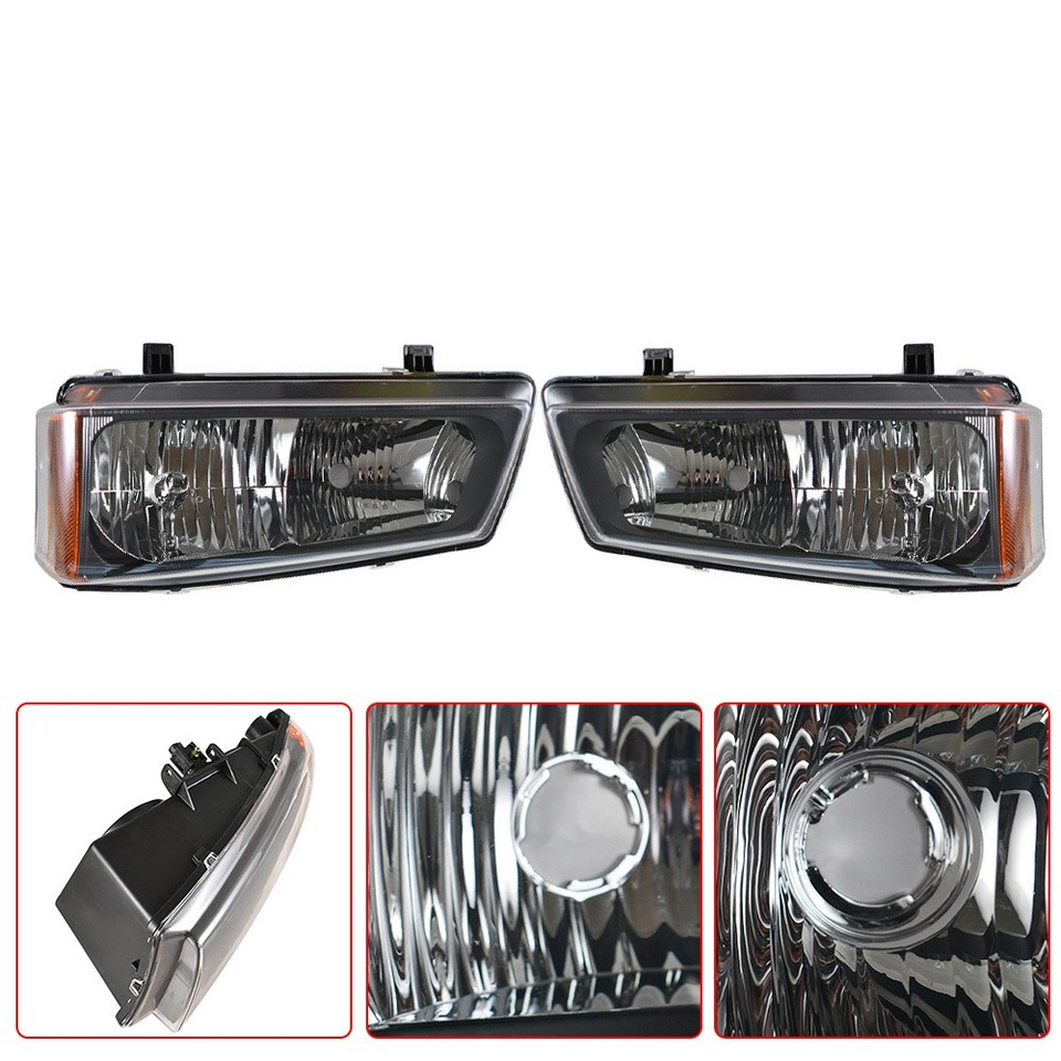 Phares Antibrouillard Compatibles GMC Sierra 1500 2500 3500 2003-2006 - Chrome