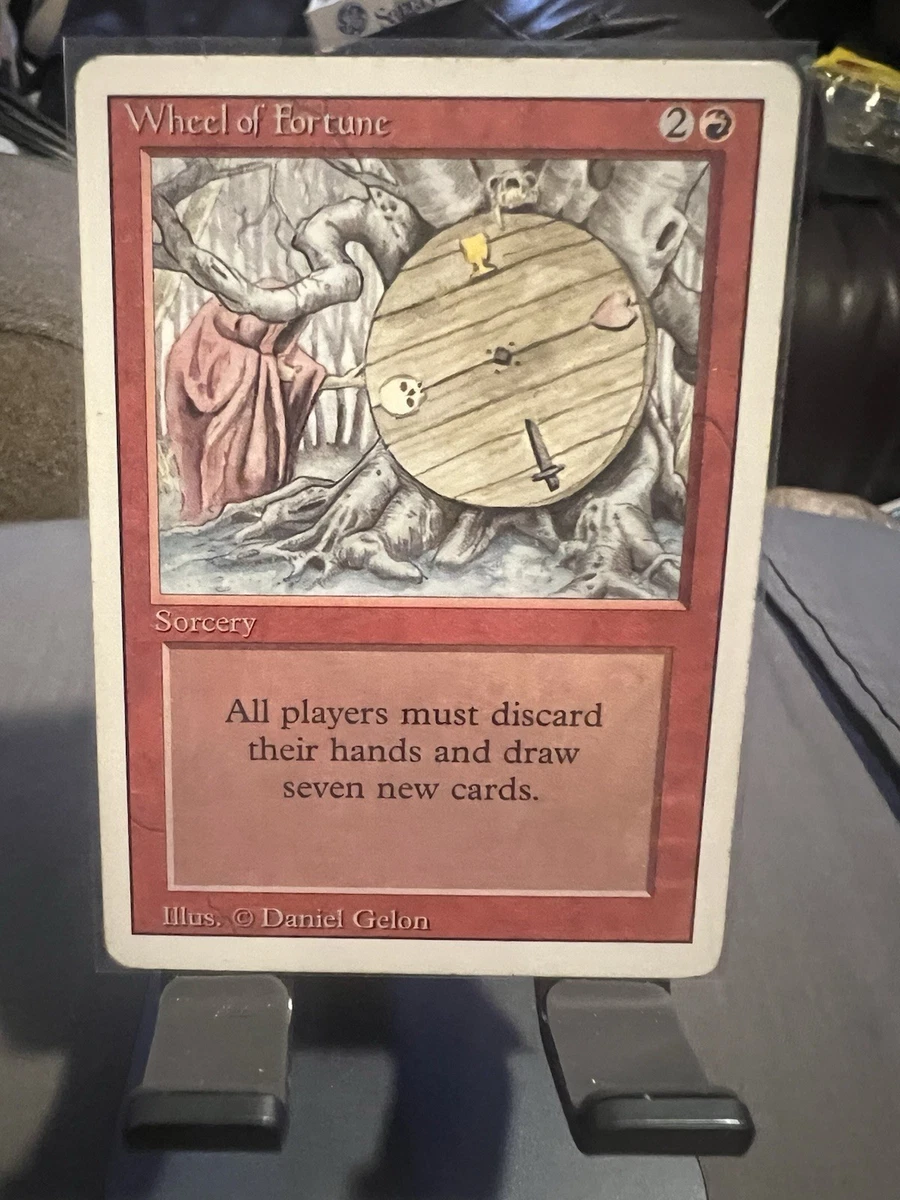 Wheel Of Fortune In Individual Magic: The Gathering Cards for sale
