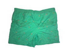 Polo Ralph Lauren Men  s 3XLT Swim Trunks AOP Pony Green Orange