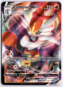 Cinderace VMAX 036/192 Rebel Clash Holo Ultra Rare
