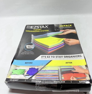 Ez Stax T Shirt Organizer Closet Folding Organizer Set 20 Regular