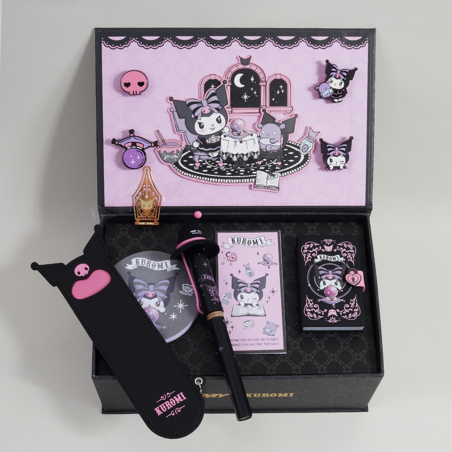 LAMY x Sanrio Kuromi Fountain Pen Gift Set EF Nib China Exclusive VT19-BP-EF