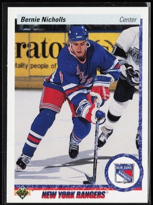 1990-91 Upper Deck #34b Bernie Nicholls