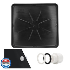Heavy Durable Plastic Washing Machine Drain Pan Size 30X32 Including 1" Drain Fi