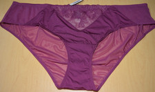 NWT Adore Me Burgundy Bikini Panty 3XL 3X Discreet Ship