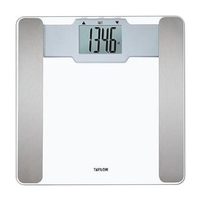 Taylor Digital Body Composition Bathroom Scale 11.8" Tempered Glass Platform