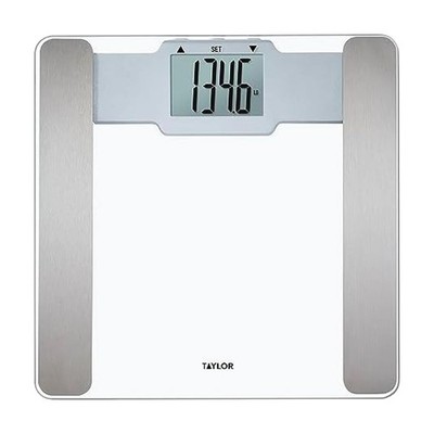 Taylor Digital Body Composition Bathroom Scale   11.8'' Tempered Glass Platform