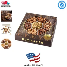 Thanksgiving Nuts Gift Basket - Extra Large Assortment of Sweet & Roasted Sal...