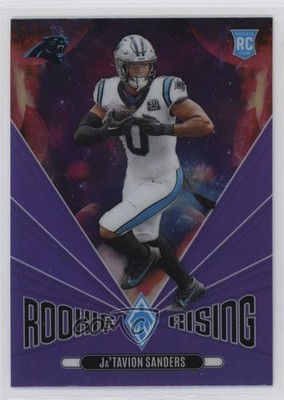 2024 Panini Phoenix Rookie Rising Purple Ja'Tavion Sanders #RR-JSS RC 1oo5