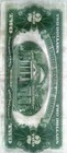 1953 $2 United States Note Red Seal Jefferson Monticello Banknote — photo 2