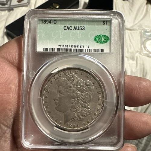 1894 -O CAC AU55 CAC Green Sticker