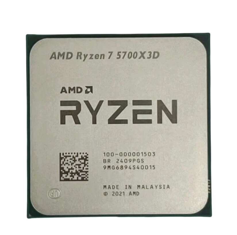 AMD Ryzen 7 5700X3D 8-Core 16-Thread 4.1GHz Socket AM4 Desktop Gaming CPU
