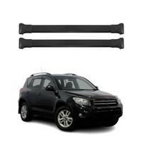 DachträGer GrundtäGer FüR Toyota RAV4 XA30 2008-2012 75Kg Alu Schwarz 2 Tlg