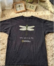 National Geographic Why am I So Fly Dragonfly reprint T-Shirt