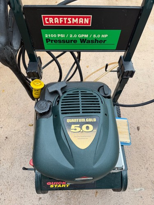 #ad Craftsman 2100 PSI Gas Pressure Washer Teal Black $75.00