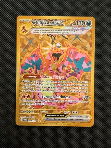 New ListingCharizard EX 228/197 Obsidian Flames Hyper Rare NM Pokemon TCG