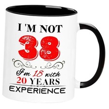 1987 Birthday Mug for Women Men, Turning 38 Year Old Birthday Gifts for 38th