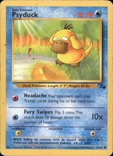 Psyduck - Fossil - #53 - Moderately Played