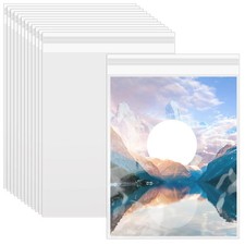 50 Pack 8.5 x 11 Inch Crystal Clear Sleeves x 11 Inch,