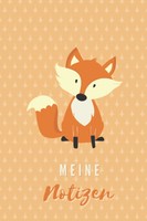 Meine Notizen | Design-Notizbuch Fuchs | 100 Seiten Punkt-Raster A5