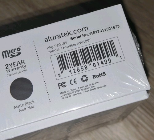 ALURATEK 9" WiFi TOUCHSCREEN DIGITAL PHOTO FRAME WITH MOTION 16GB NEW SEALED - Picture 5 of 7