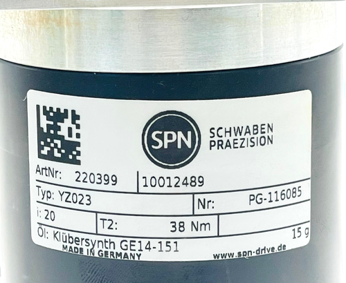 SCHWABEN PRAEZISION YZ0230206A-C Gear Box YZ023 - Picture 4 of 7
