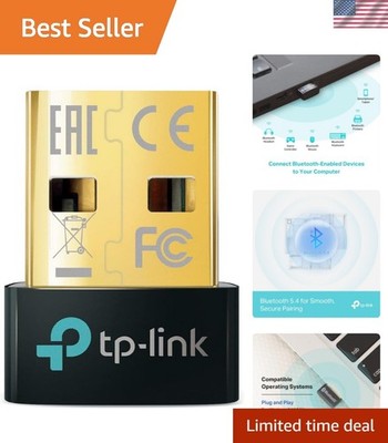 Nano Bluetooth Adapter for Windows 10/11 - Ultra-Small USB Receiver, Plug & Play