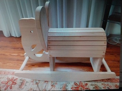 Vintage Elefant Schaukeltier Kult Massivholz Holzspielzeug Schreinerarbeit, top