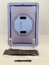 Apple iPad Case 9th/8th/7th Gen 10.2 Inch Pencil Holder, Lavender Gray