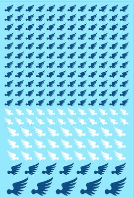 Eagle Wings Custom Transfer Sheet A6