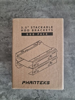 Phanteks 3.5 HDD Brackets Duo Pack Festplattenhalter HDD Mount Kit Schwarz