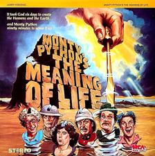 MONTY PYTHON'S THE MEANING OF LIFE" PREMIUM QUALITY USED LASERDISC NM/EX