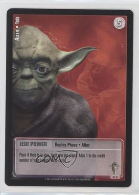 2001 Star Wars: Jedi Knights TCG Scum and Villainy Alter Yoda #51