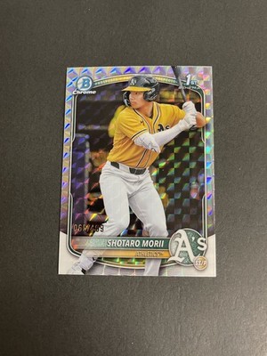 2025 Bowman Chrome Prospects Shotaro Morii Geometric Refractor 1st /499 #BCP-170