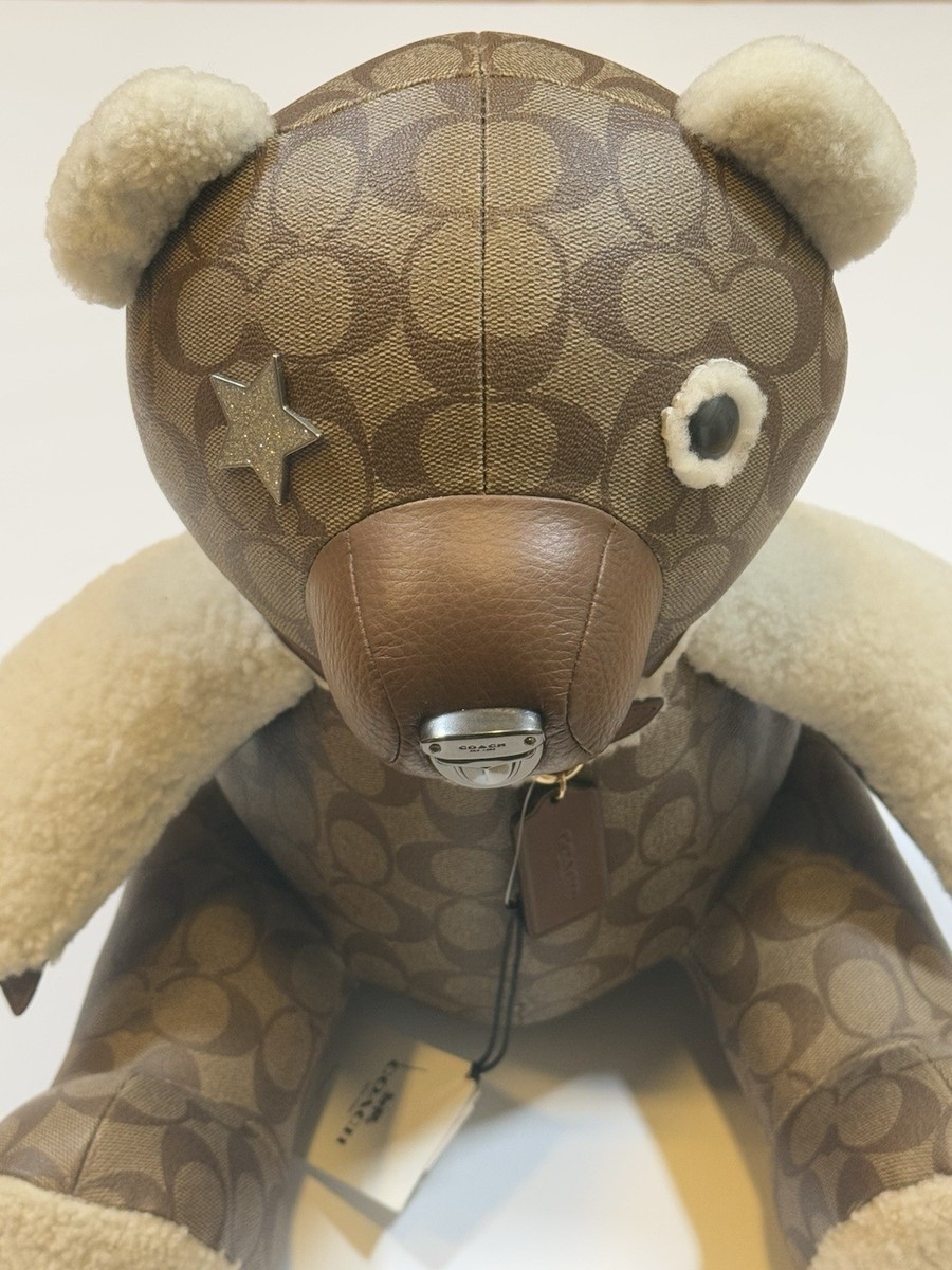 COACH - コーチ COACH ぬいぐるみ ベア くま タグ付き テディベア シグネチャー F75528 ブラウン 2576927975.jpg?1746513573
