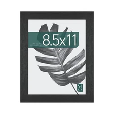 MCS Studio Gallery 8.5x11 Picture Frame Black Woodgrain, Vertical & Horizontal W