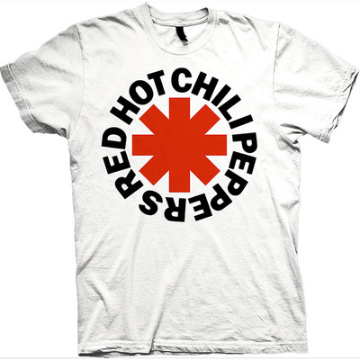 Red Hot Chili Peppers Red Asterisk lizenziert T-Shirt Herren